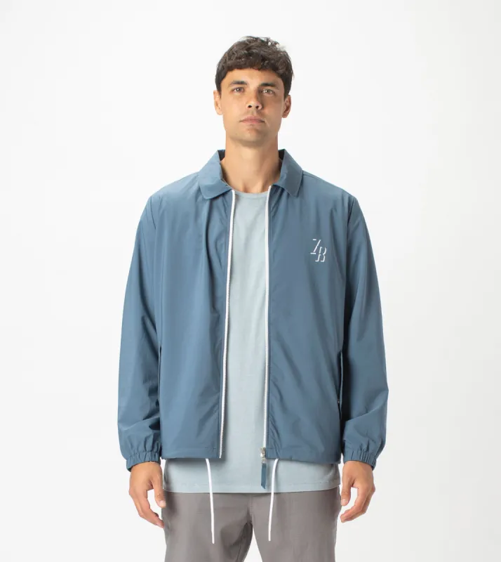 Avalon Coach Jacket Dull Blue sold by Zanerobe