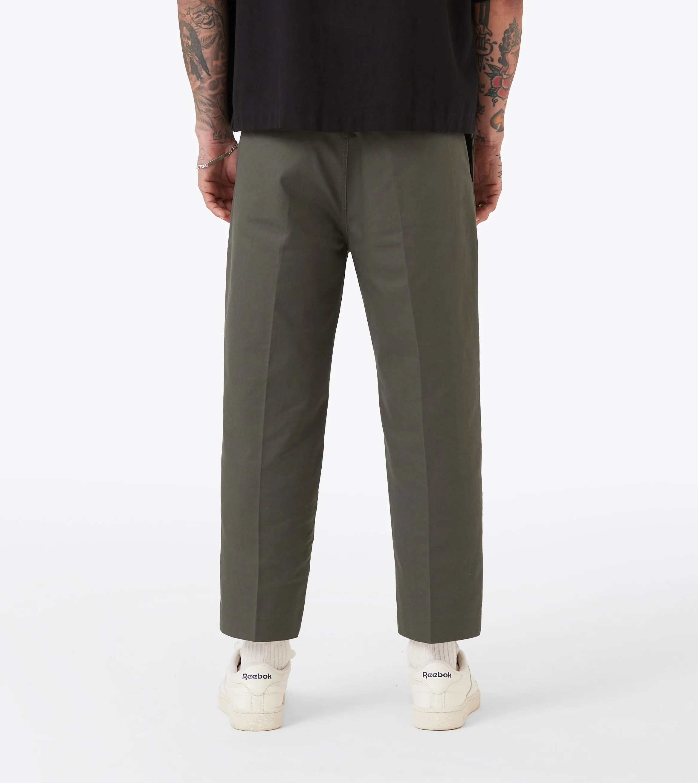 Box Crop Pant Olive sold by Zanerobe product image thumbnail 5