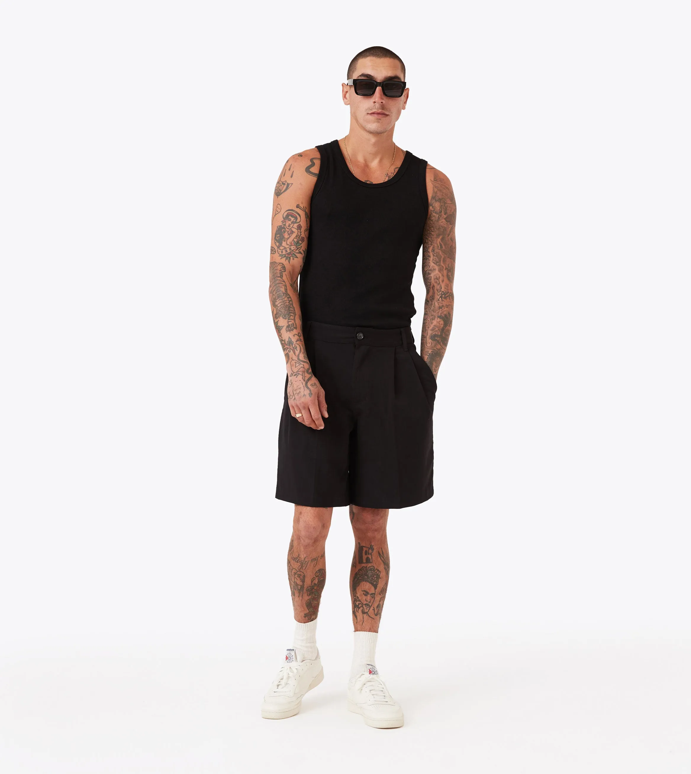 Rib Tank Black sold by Zanerobe product image thumbnail 2