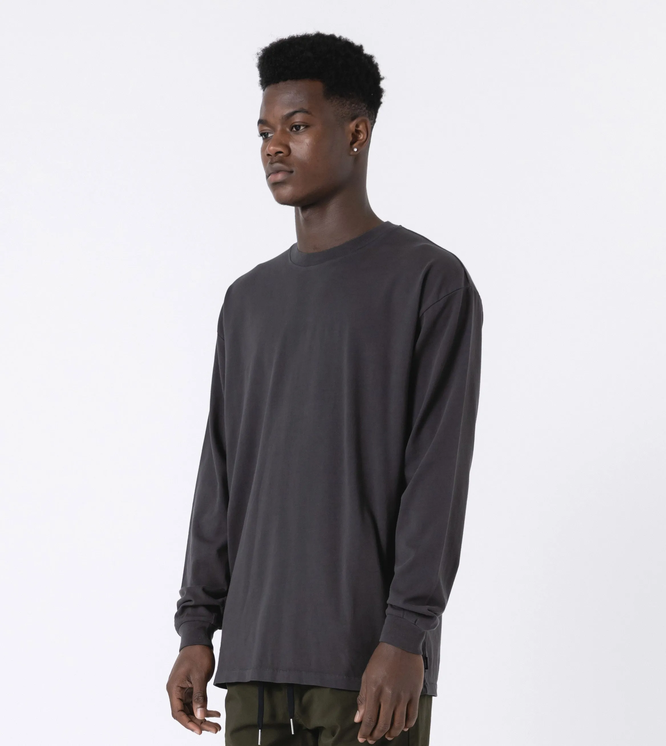 Box LS Tee GD Dk Grey sold by Zanerobe product image thumbnail 2