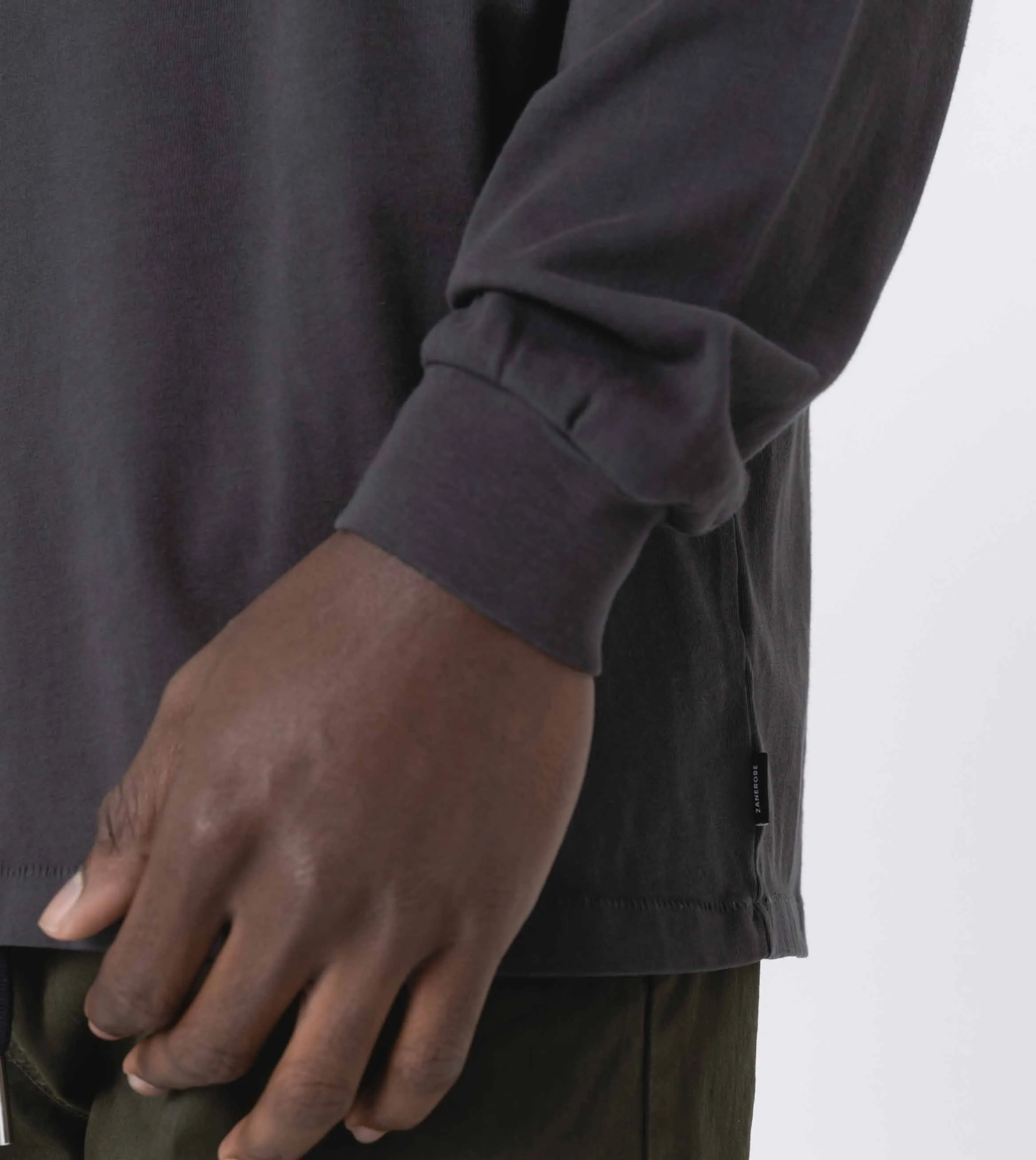 Box LS Tee GD Dk Grey sold by Zanerobe product image thumbnail 3