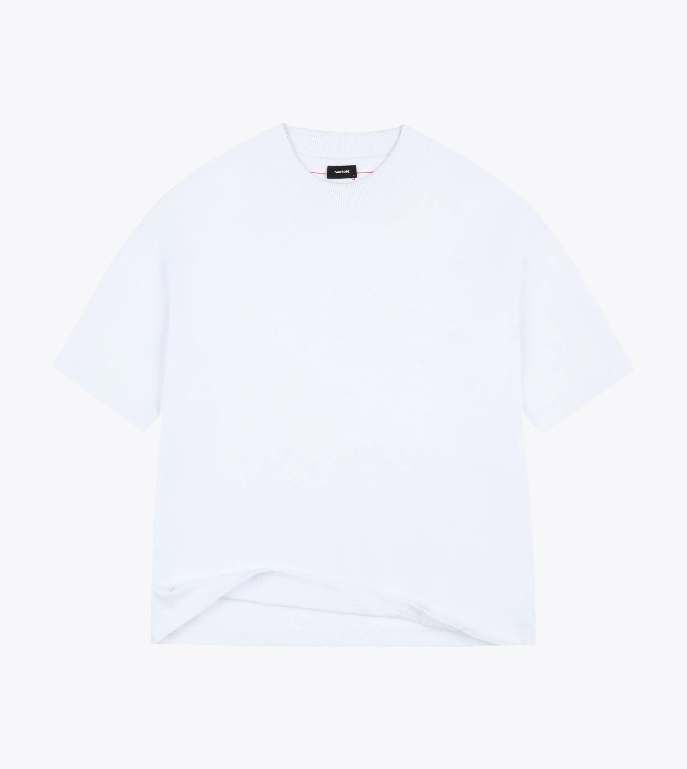 Cropped Lounge Tee White sold by Zanerobe product image thumbnail 5