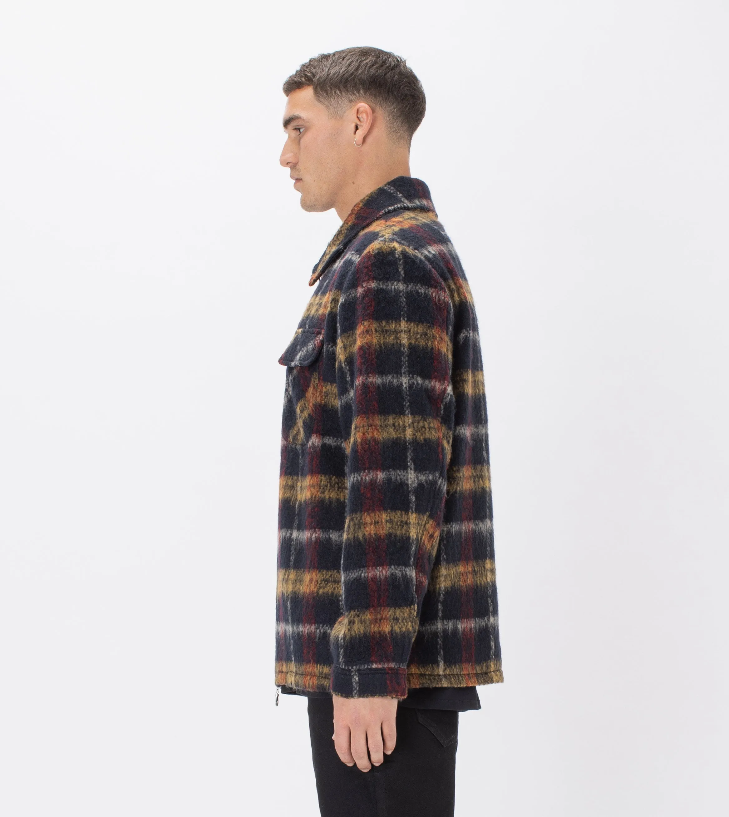 Plaid Work Jacket Black/Red sold by Zanerobe product image thumbnail 4