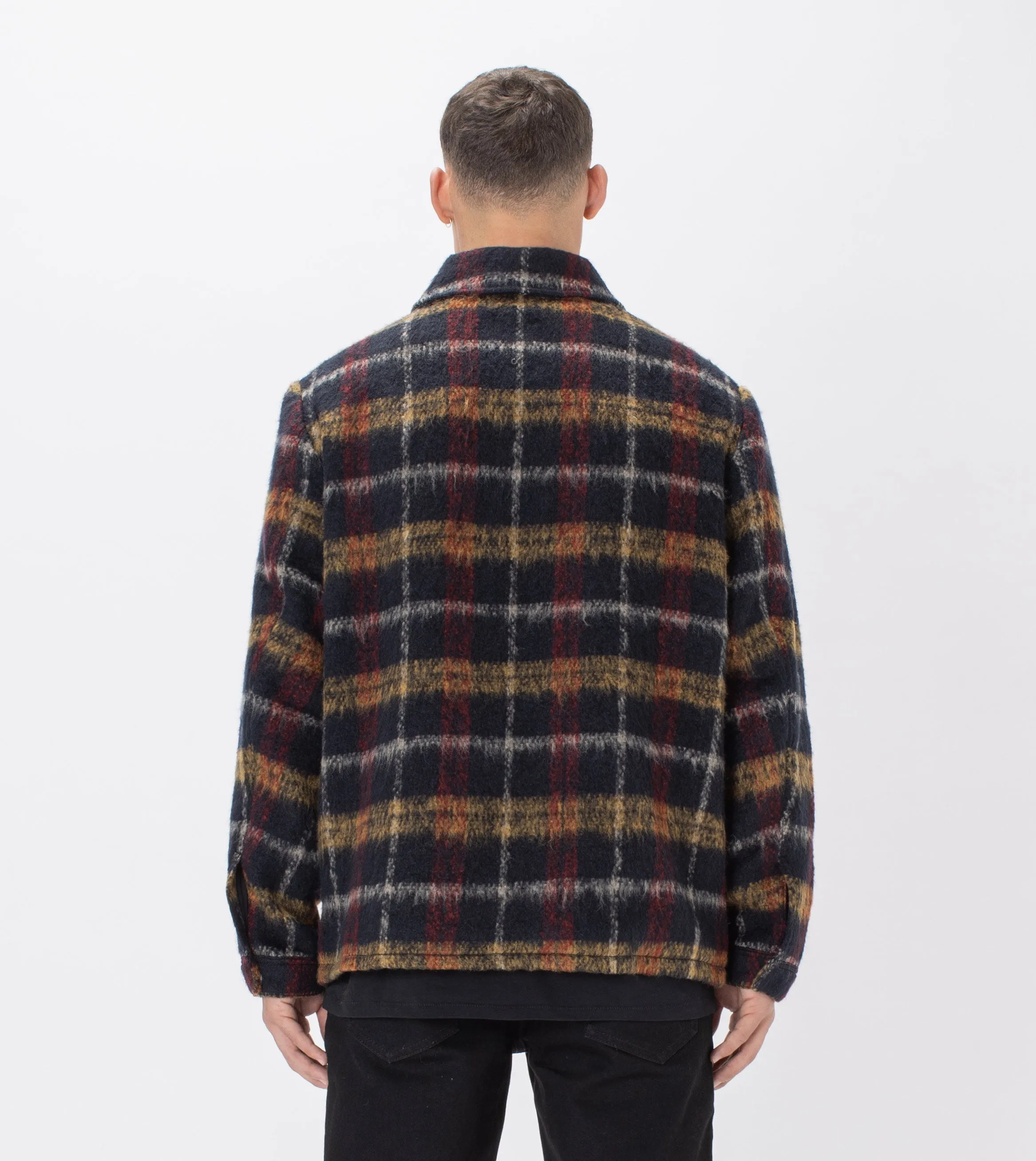 Plaid Work Jacket Black/Red sold by Zanerobe product image thumbnail 5