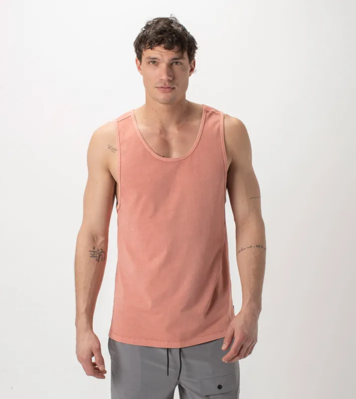 Rugger Tank GD Peach sold by Zanerobe