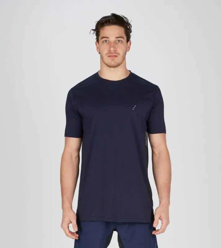 Tech Flintlock Tee Midnight sold by Zanerobe