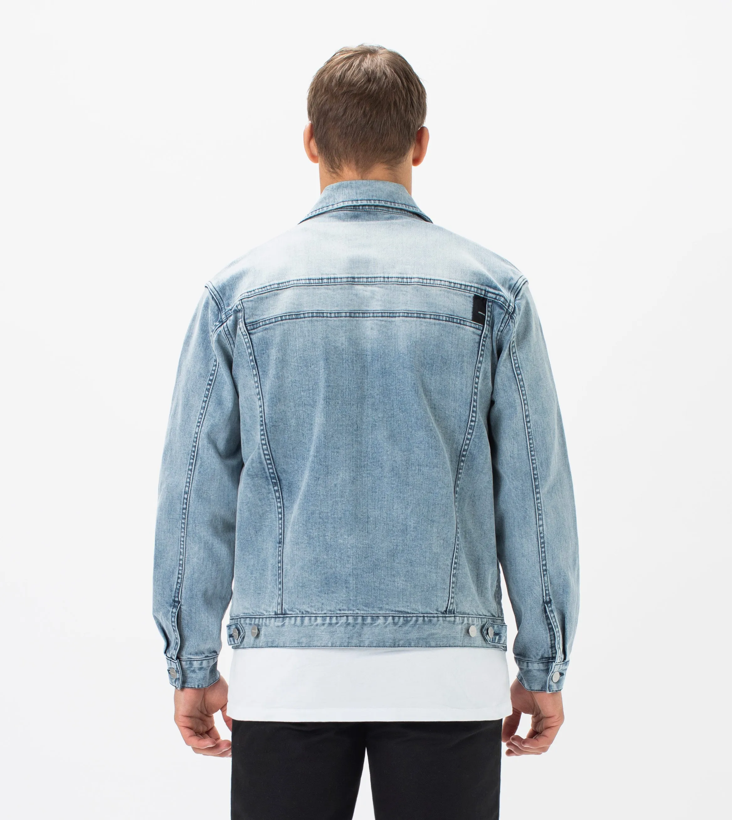 Vintage Denim Jacket Mineral Blue sold by Zanerobe product image thumbnail 5