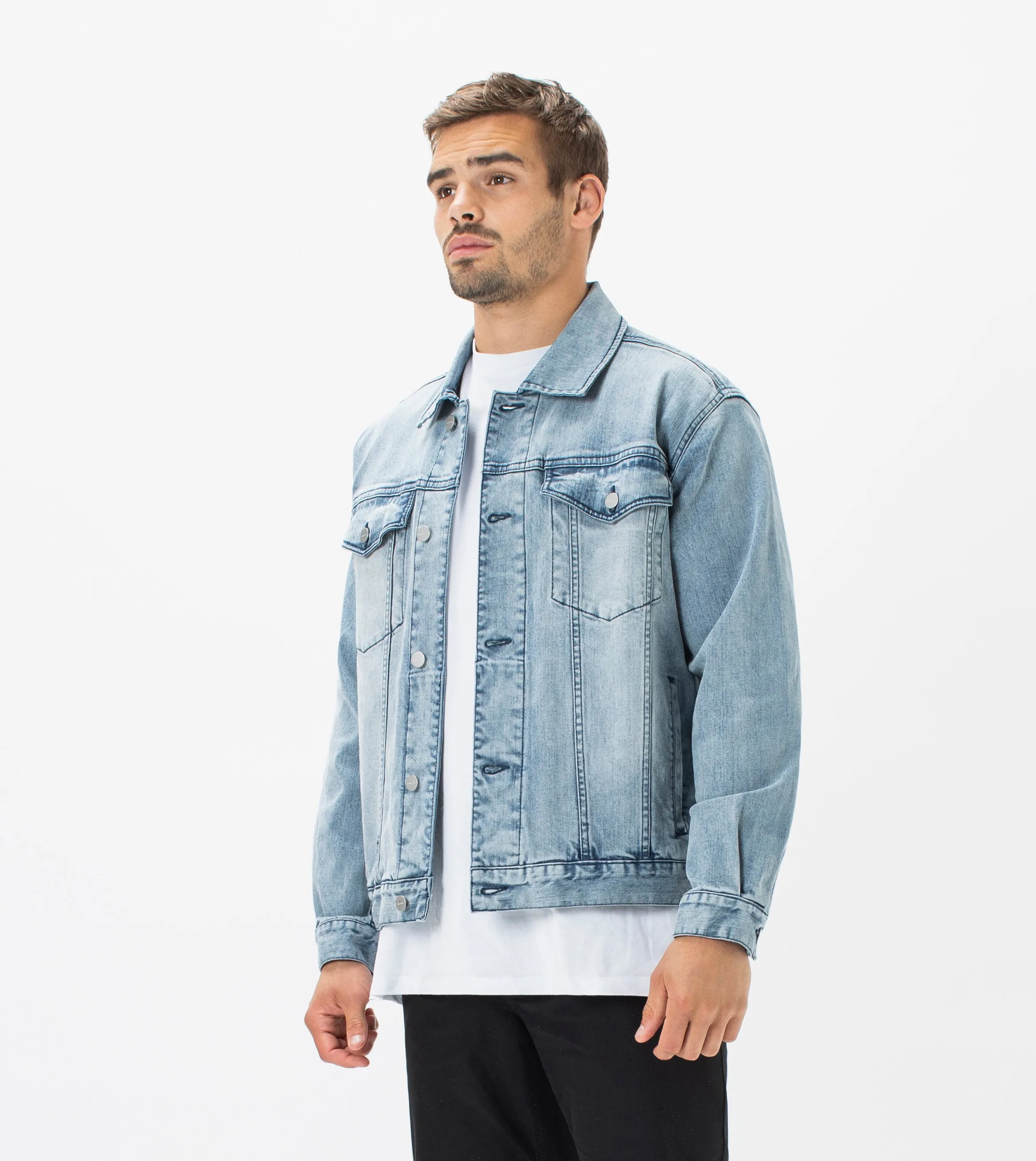 Vintage Denim Jacket Mineral Blue sold by Zanerobe product image thumbnail 2
