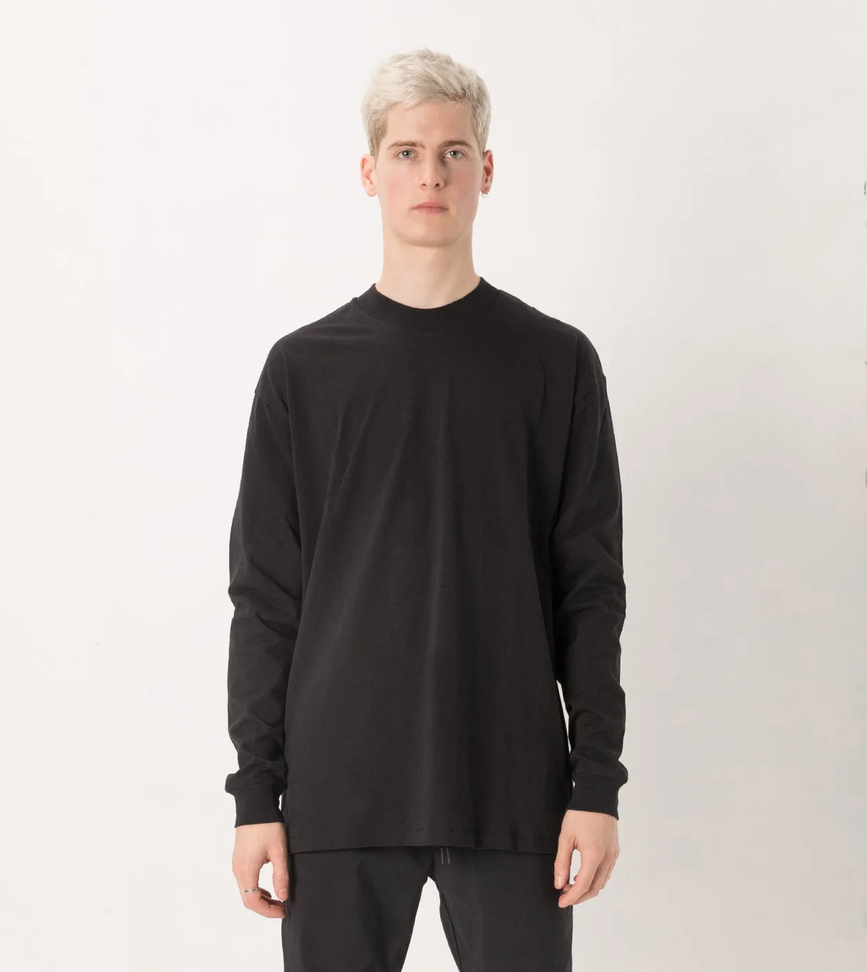 Box LS Tee Black sold by Zanerobe