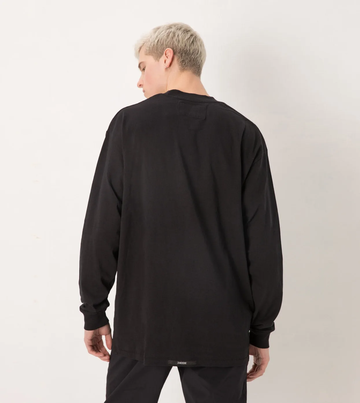 Box LS Tee Black sold by Zanerobe product image thumbnail 5