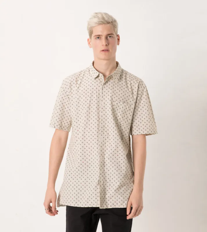 Bass SS Shirt Natural sold by Zanerobe
