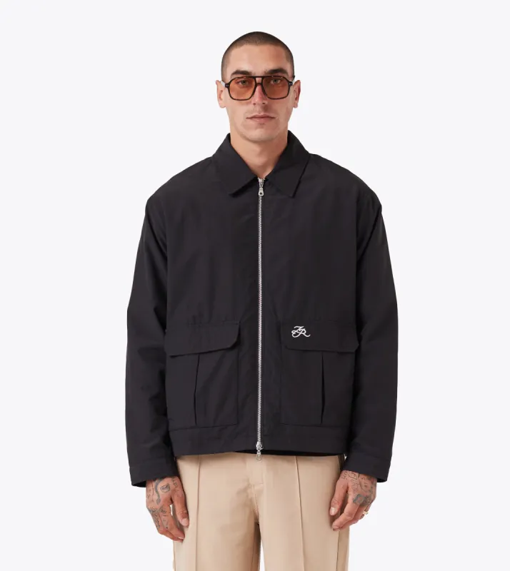 Utility Jacket Black sold by Zanerobe