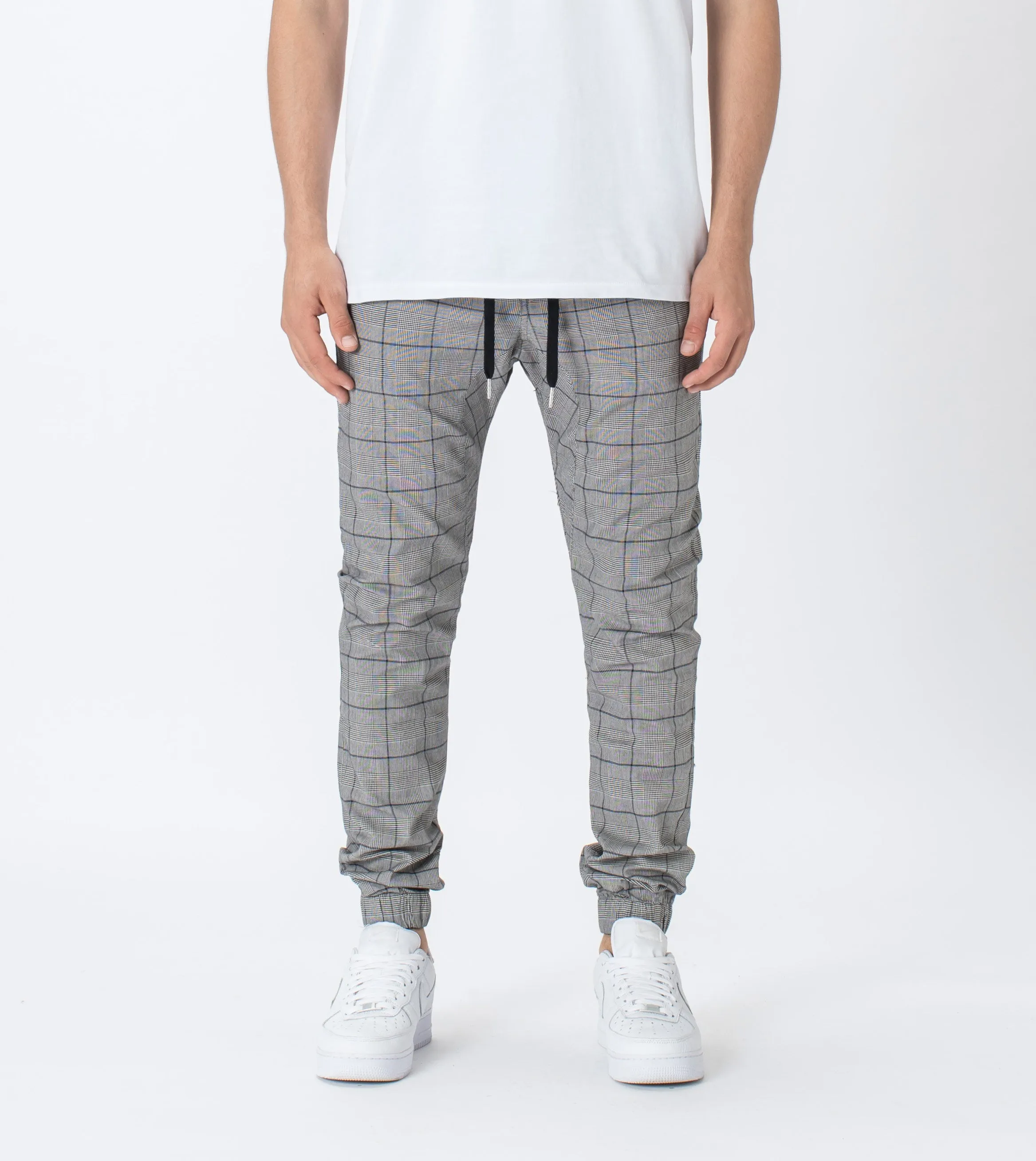 Check Sureshot Jogger Grey/Indigo sold by Zanerobe