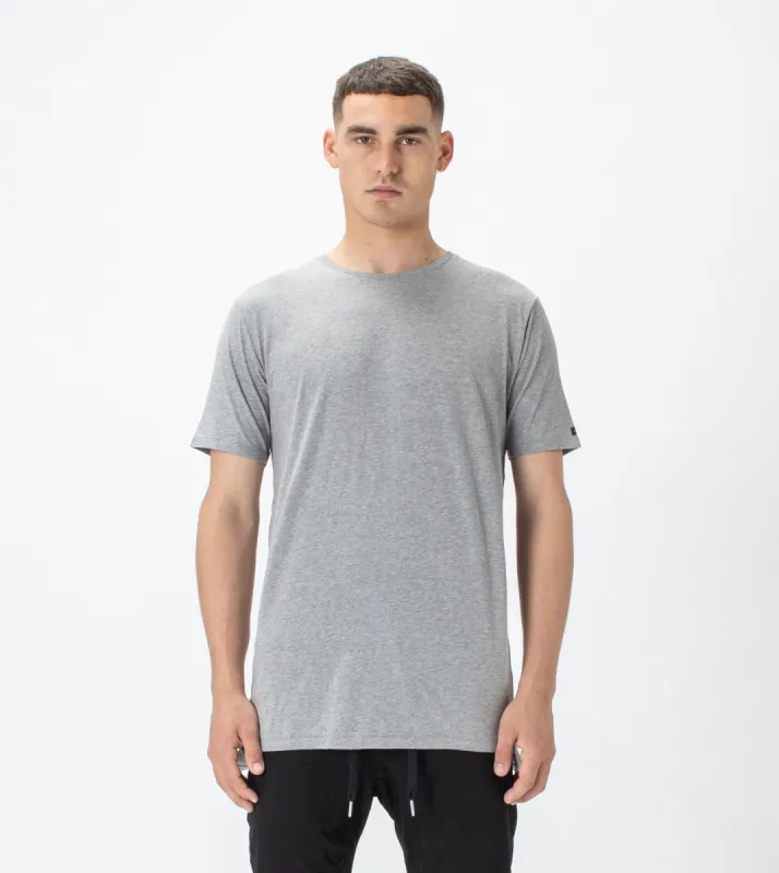 Flintlock Tee Dk Grey Marle sold by Zanerobe