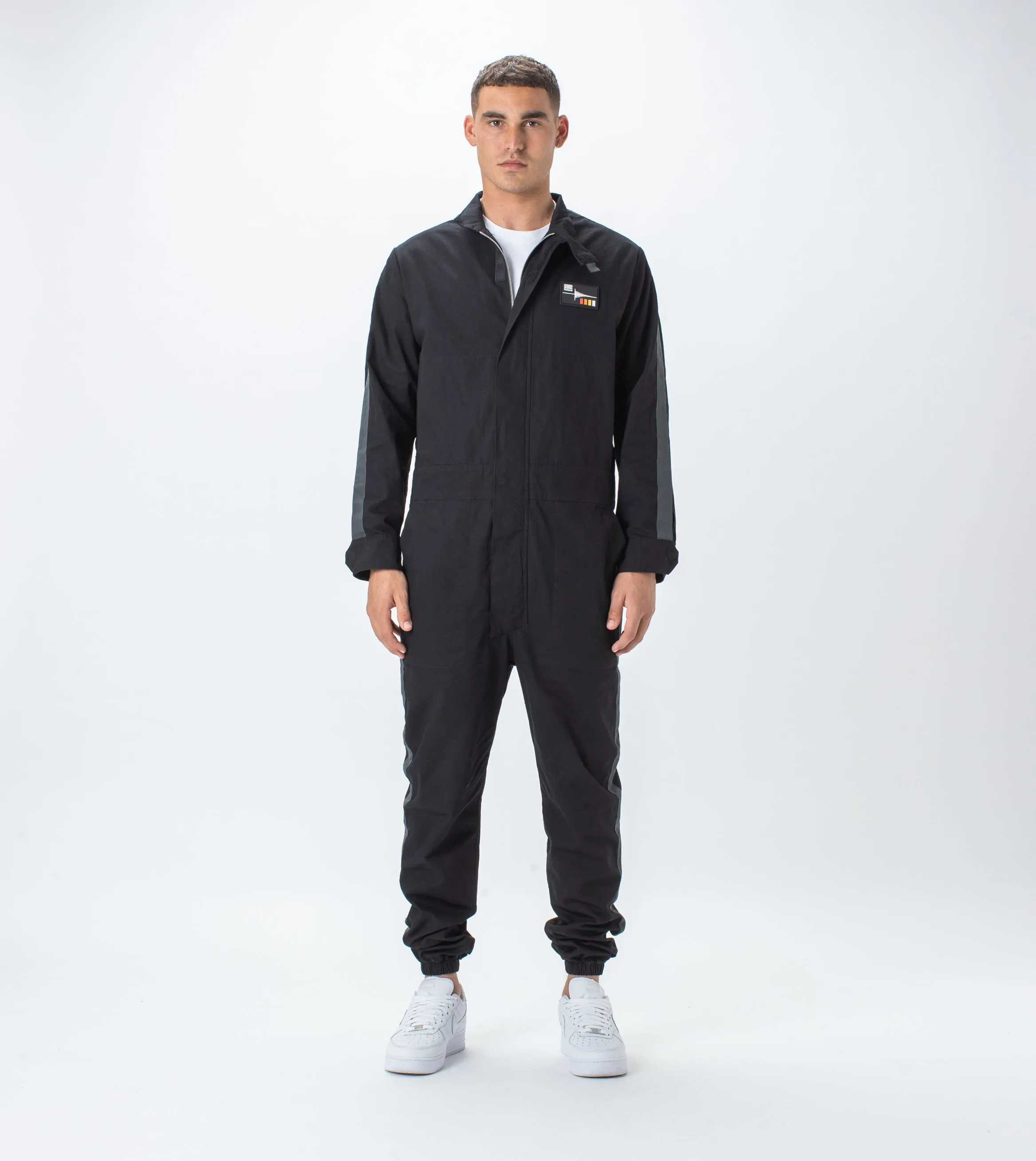 TR-808 Boilersuit Black sold by Zanerobe