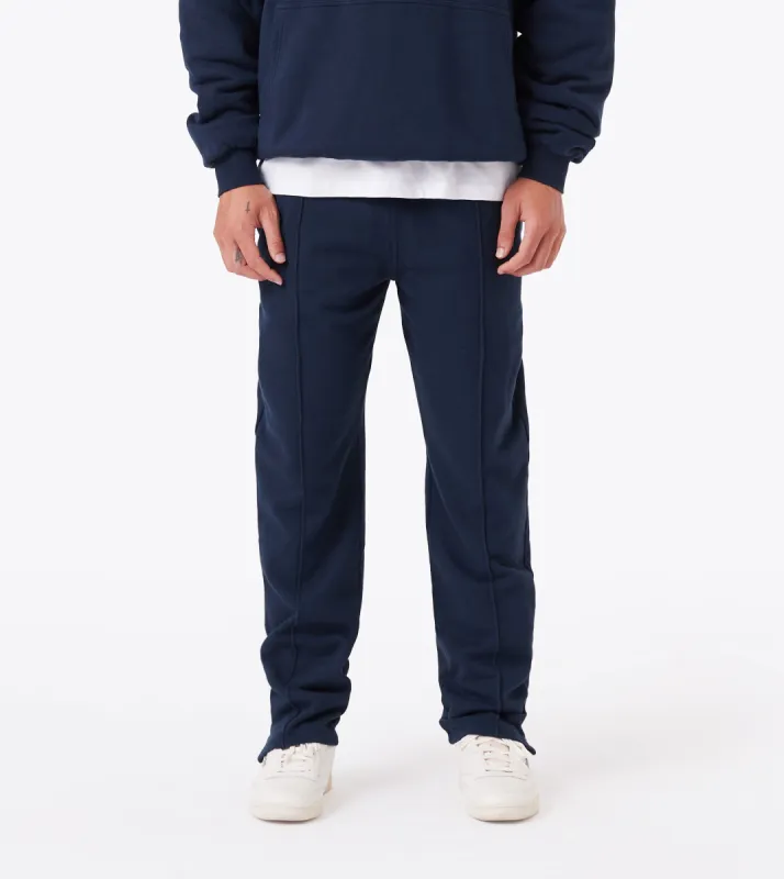 Fleece Football Trackpant Navy sold by Zanerobe