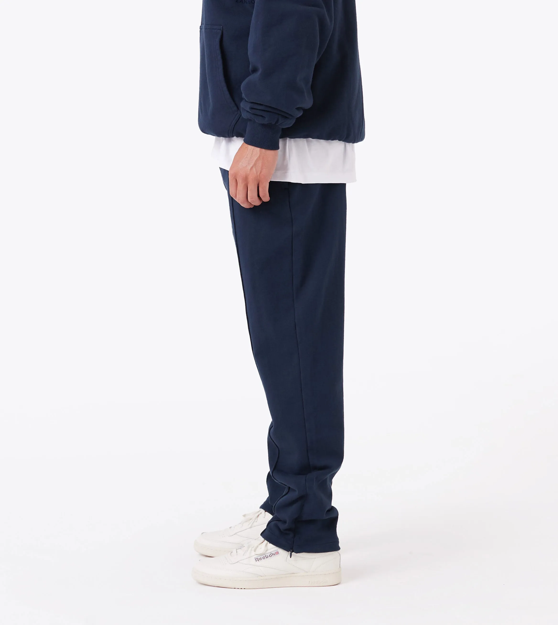 Fleece Football Trackpant Navy sold by Zanerobe product image thumbnail 3