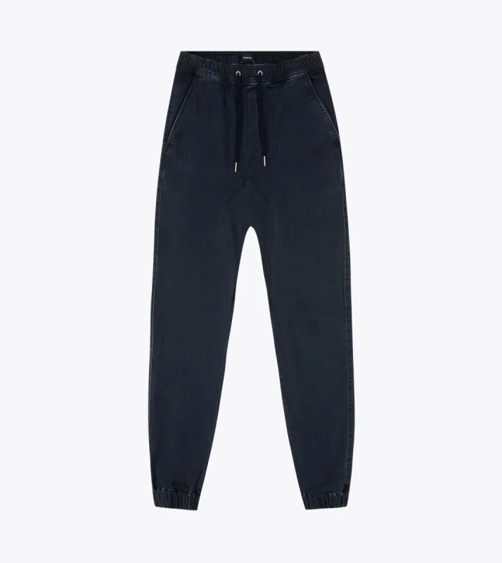 Sureshot Denim Jogger Black Wash sold by Zanerobe