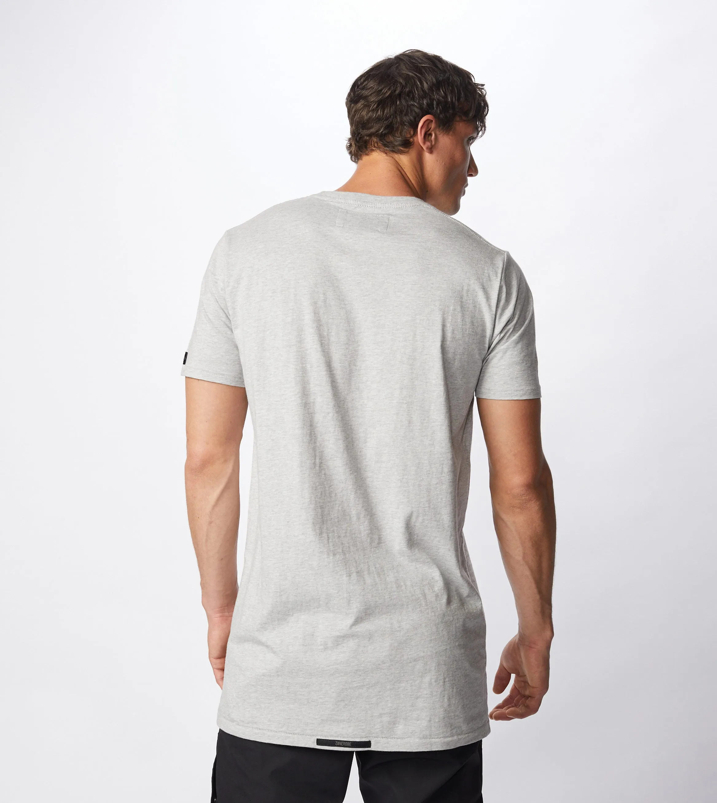 Tall Tee Silver Marle sold by Zanerobe product image thumbnail 5