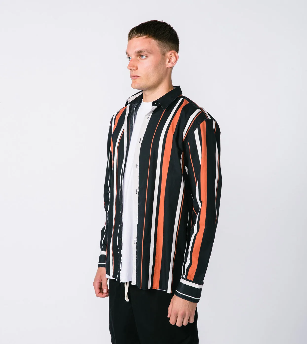 Box LS Shirt Black Multi sold by Zanerobe product image thumbnail 2