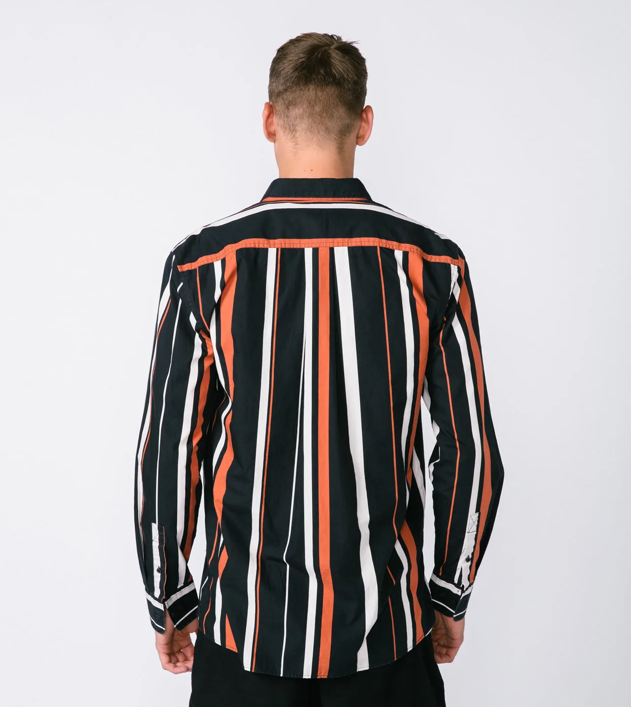 Box LS Shirt Black Multi sold by Zanerobe product image thumbnail 5
