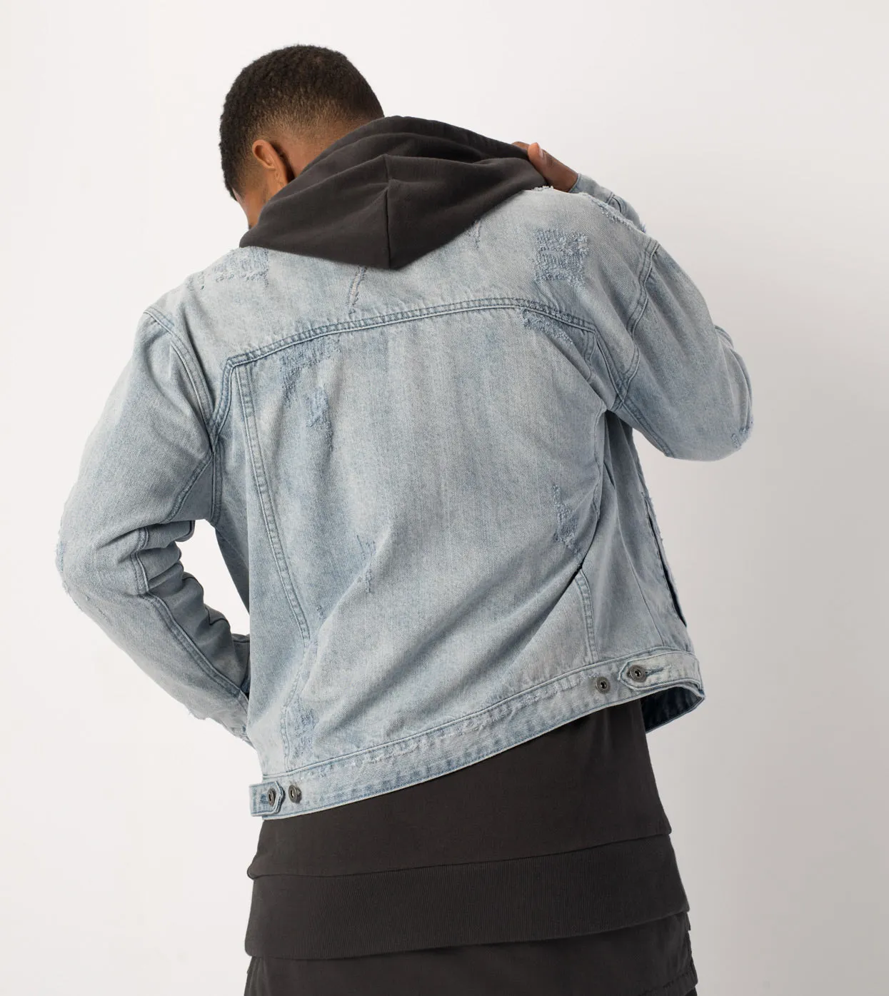 Snitch Denim Jacket Arctic Wash - Sale sold by Zanerobe product image thumbnail 2