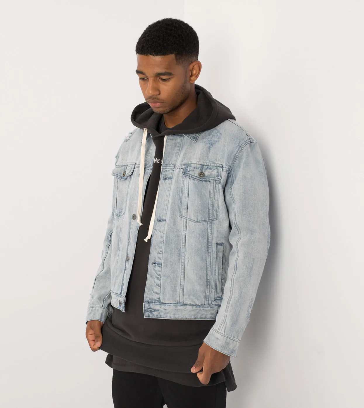 Snitch Denim Jacket Arctic Wash - Sale sold by Zanerobe product image thumbnail 5