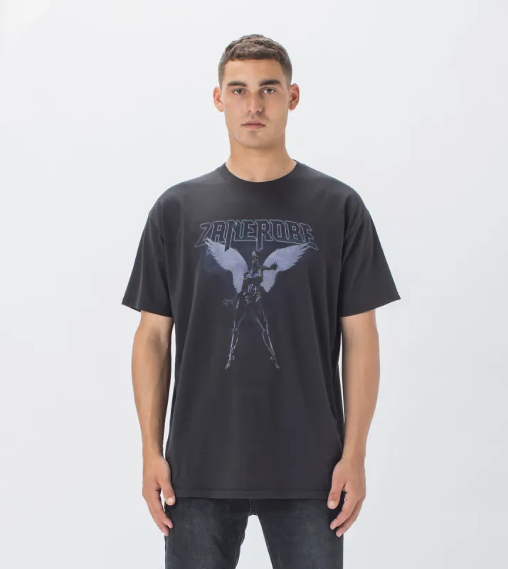 Warrior Box Tee GD Black sold by Zanerobe