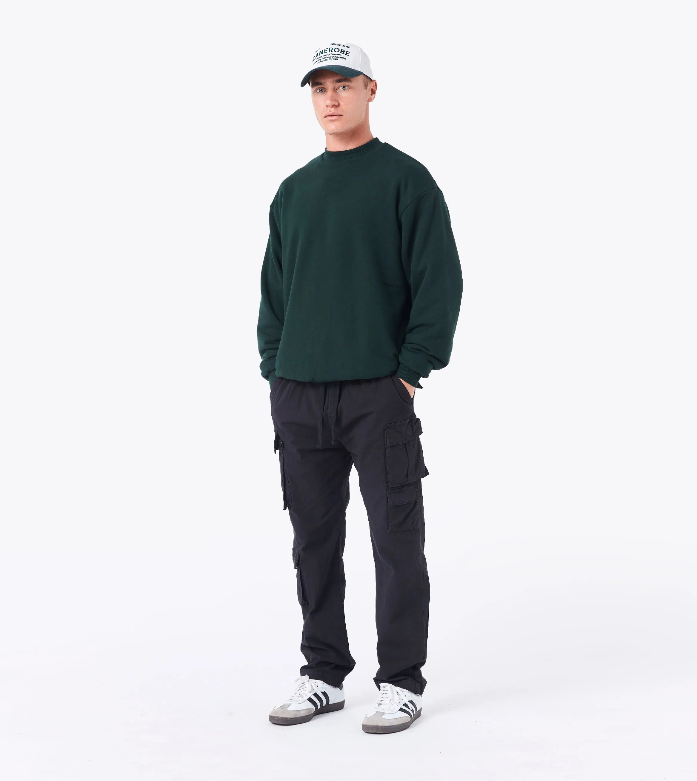 Double Down Crewneck Forest sold by Zanerobe product image thumbnail 2