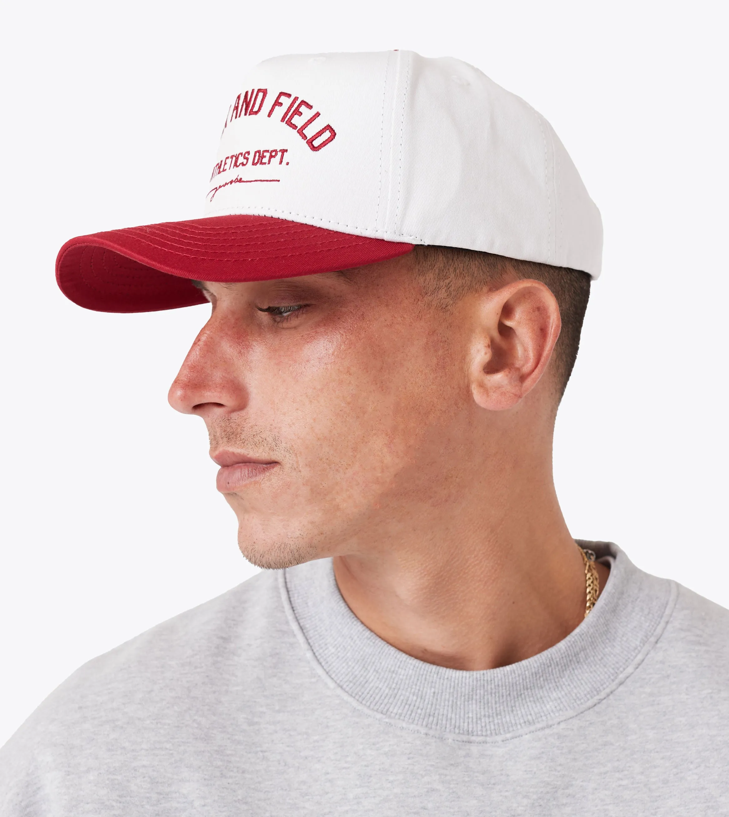 Ath. Snapback Vintage White/Cherry sold by Zanerobe product image thumbnail 3