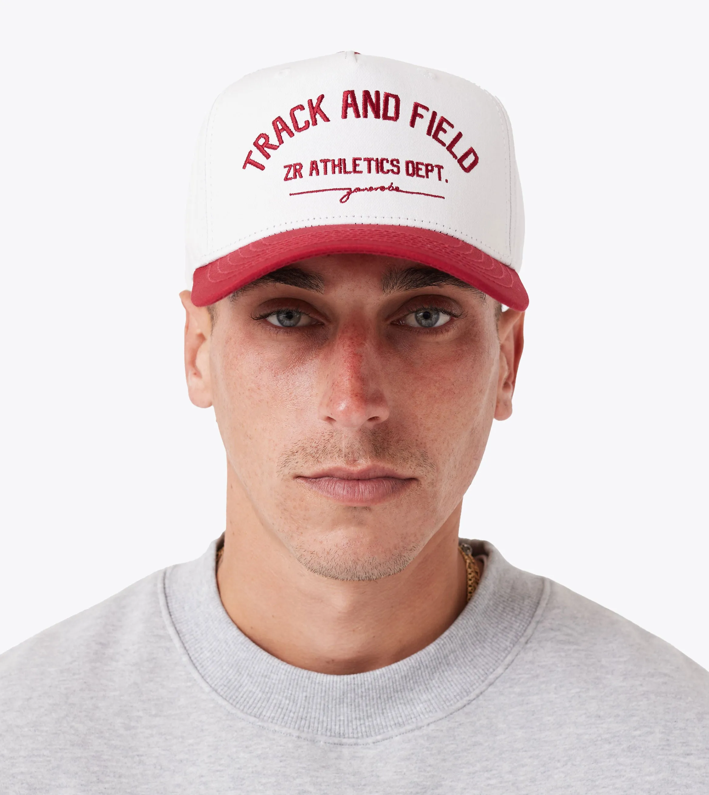 Ath. Snapback Vintage White/Cherry sold by Zanerobe product image thumbnail 2