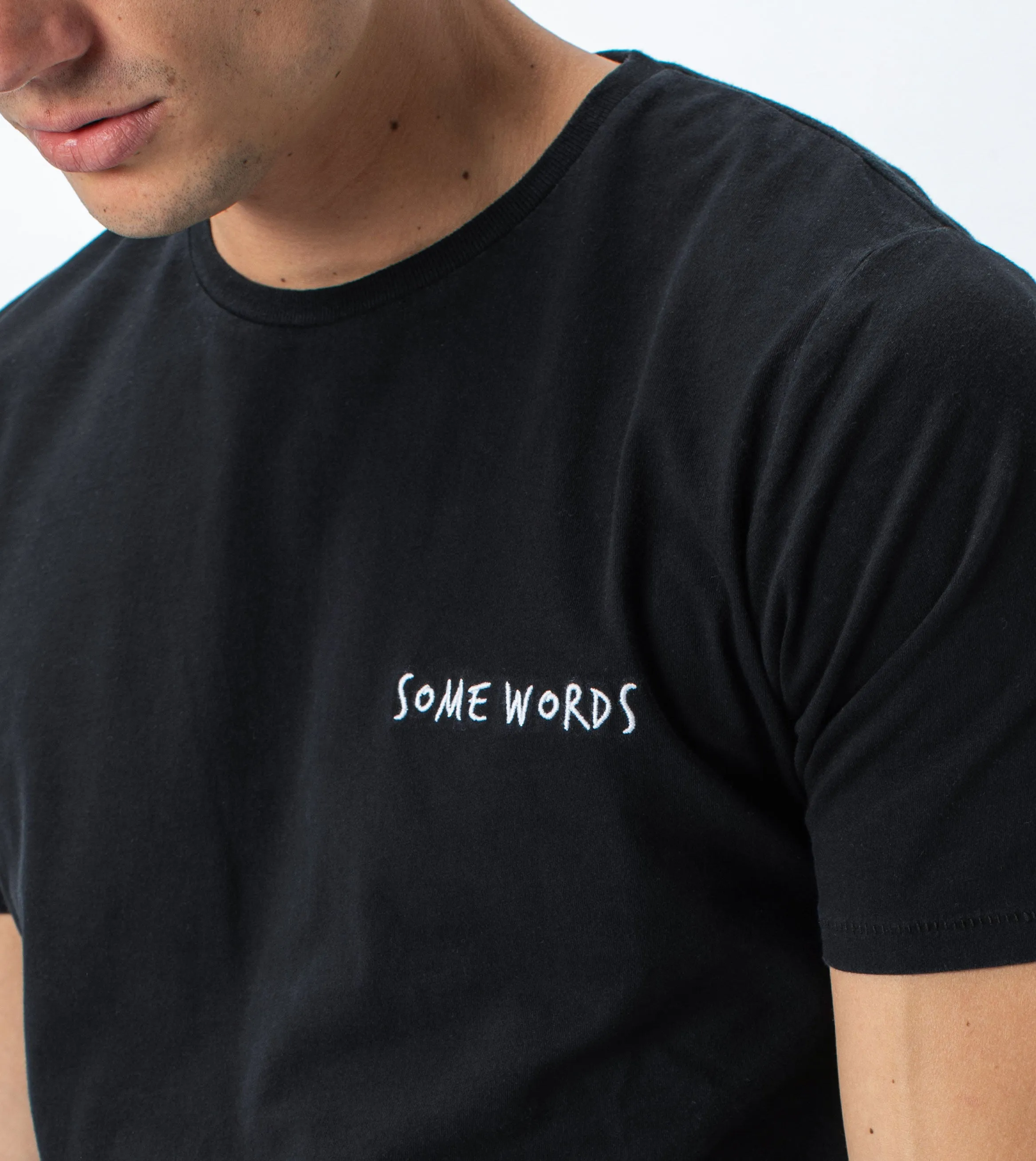 Words Flintlock Tee Smokey Black - Sale sold by Zanerobe product image thumbnail 3