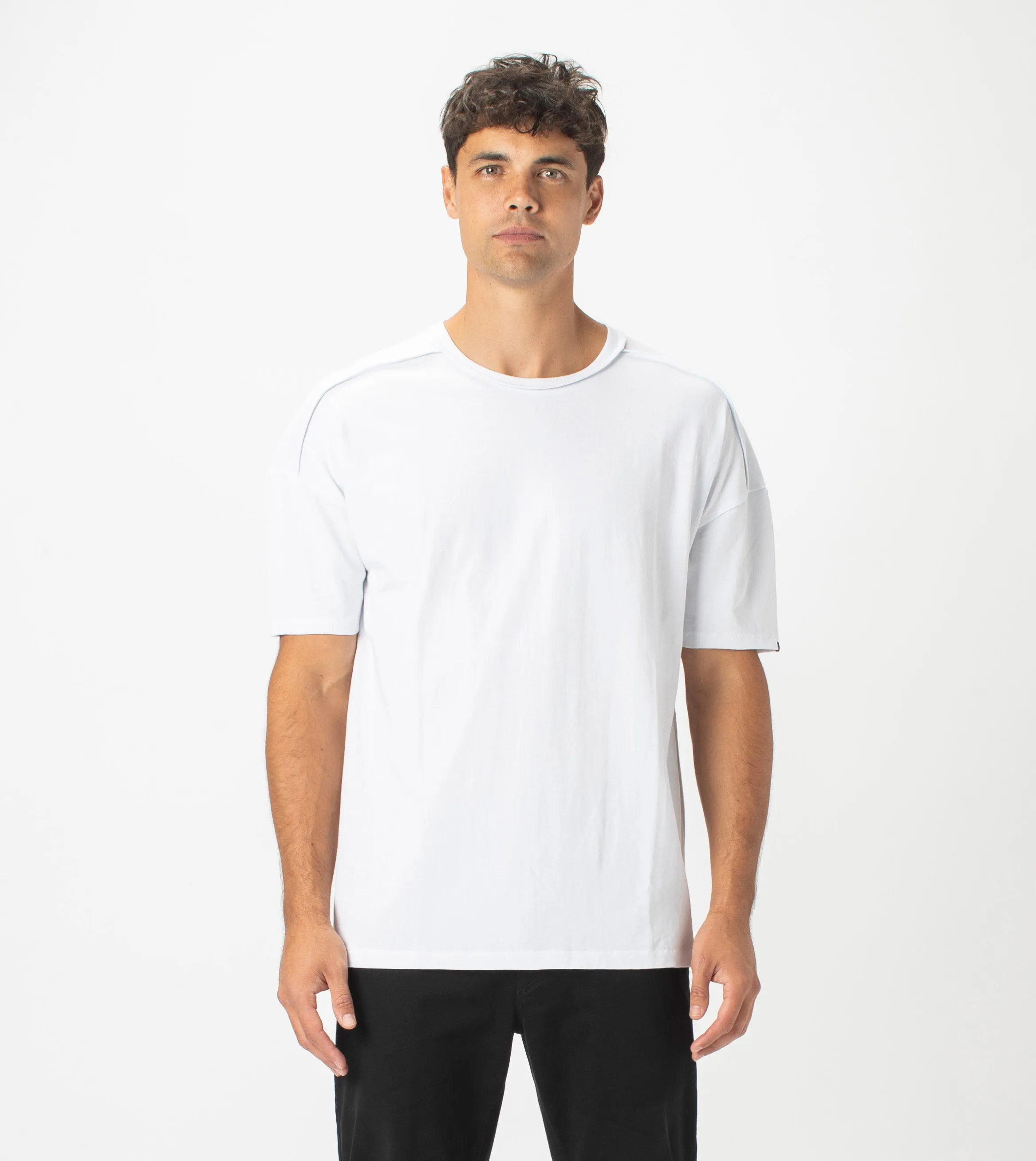 Drop Box Tee White sold by Zanerobe