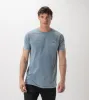 Rising Flintlock Tee Salt Blue sold by Zanerobe
