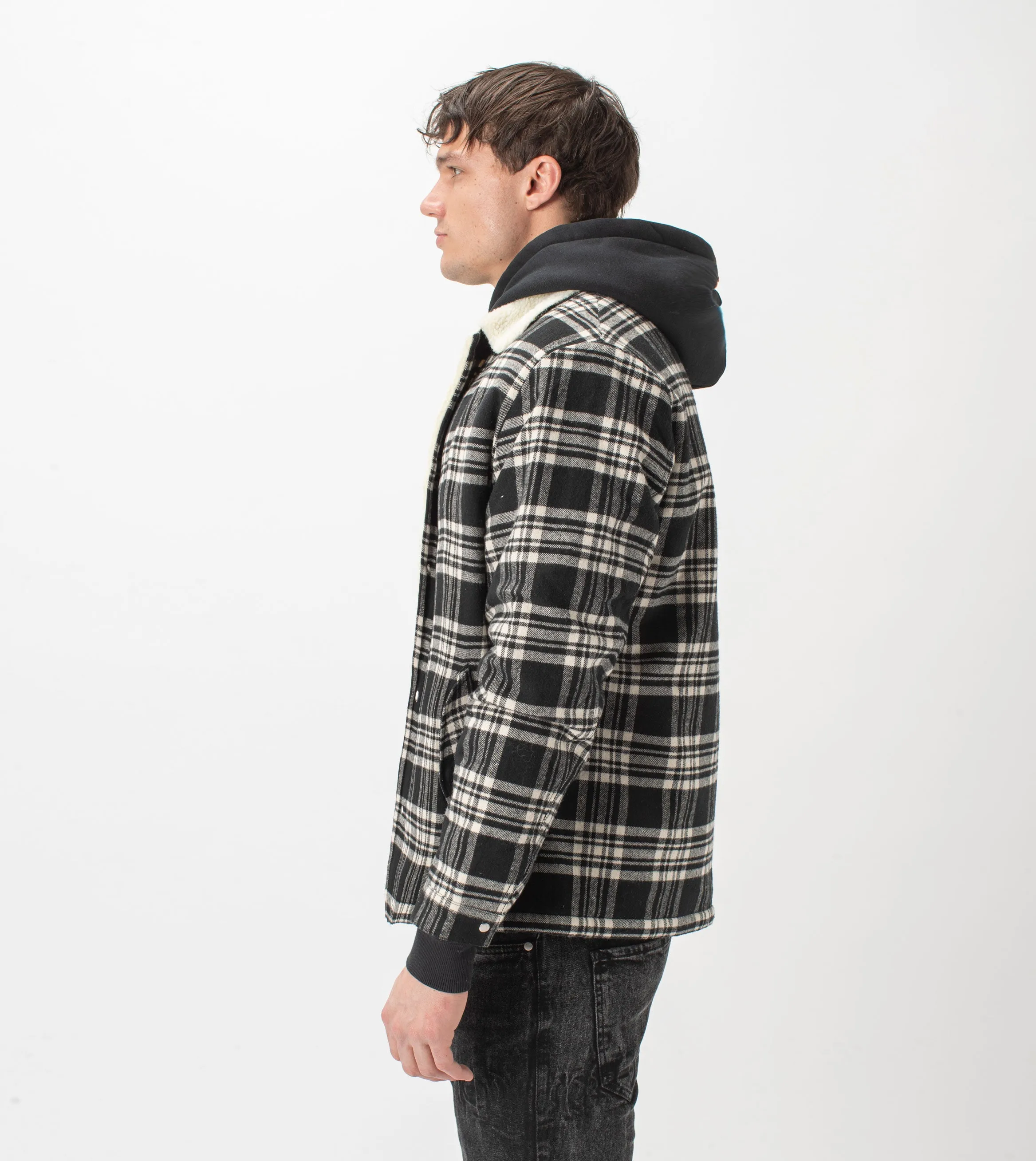 Sherpa Work Jacket Black/Milk sold by Zanerobe product image thumbnail 4