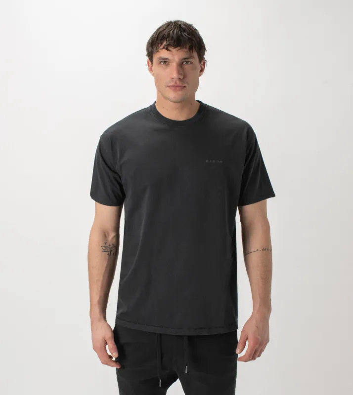 Holdings Box Tee GD Black sold by Zanerobe