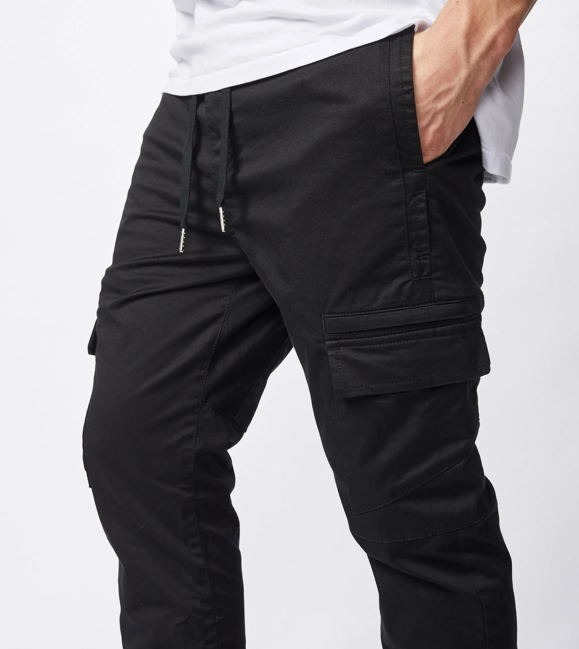 Sureshot Lightweight Cargo Jogger Washed Black sold by Zanerobe product image thumbnail 3