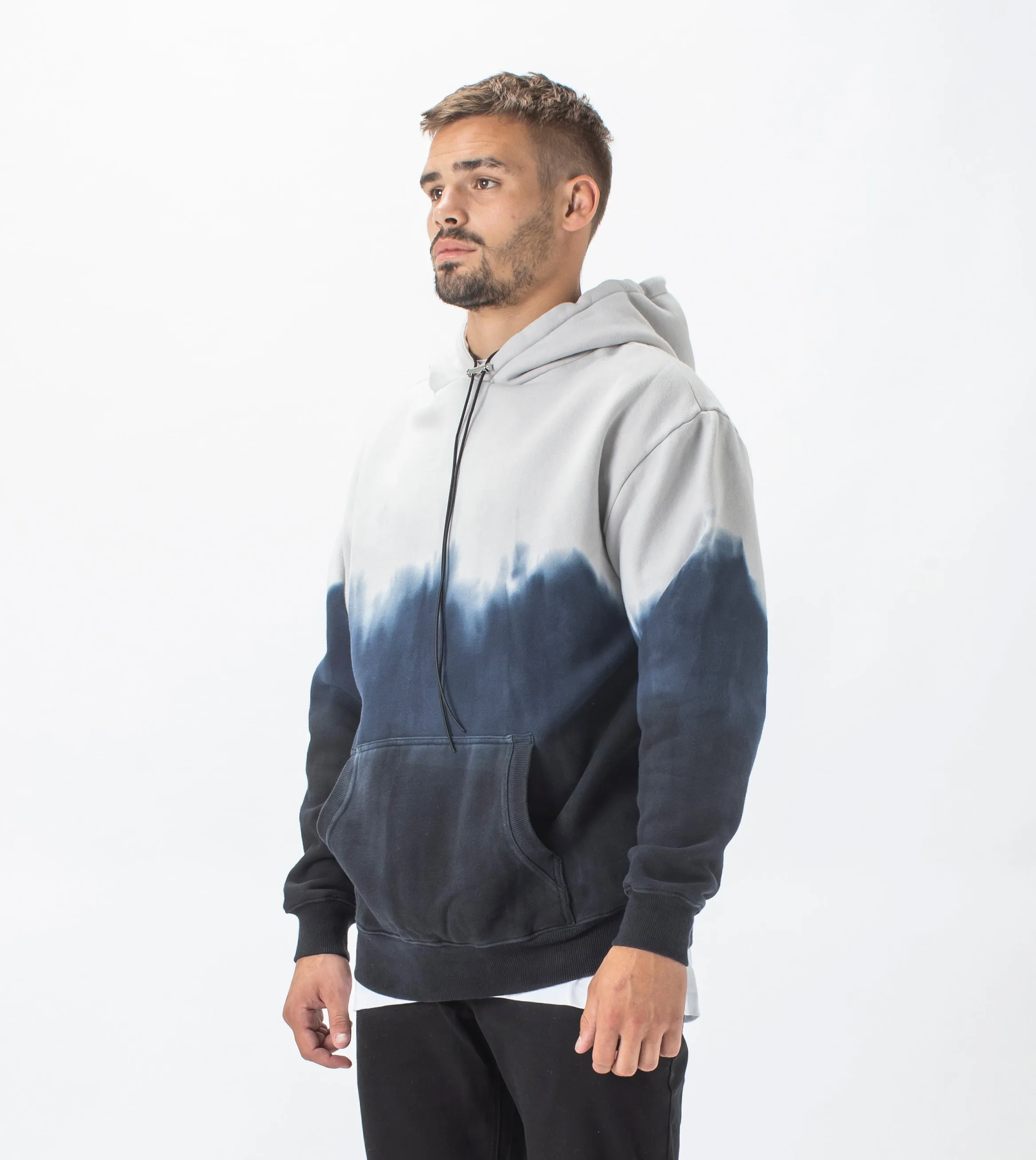 Lowgo Hood Sweat Frost/Black sold by Zanerobe product image thumbnail 2