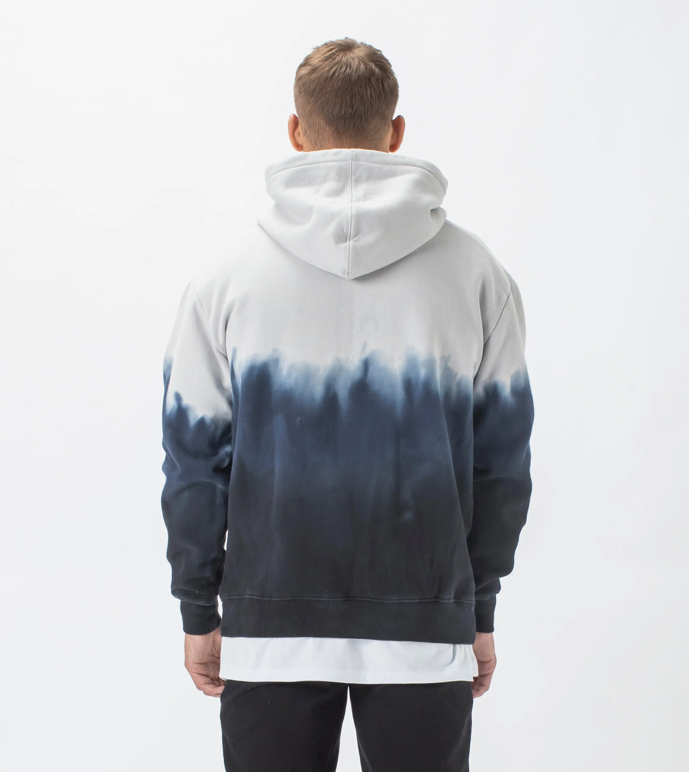 Lowgo Hood Sweat Frost/Black sold by Zanerobe product image thumbnail 5