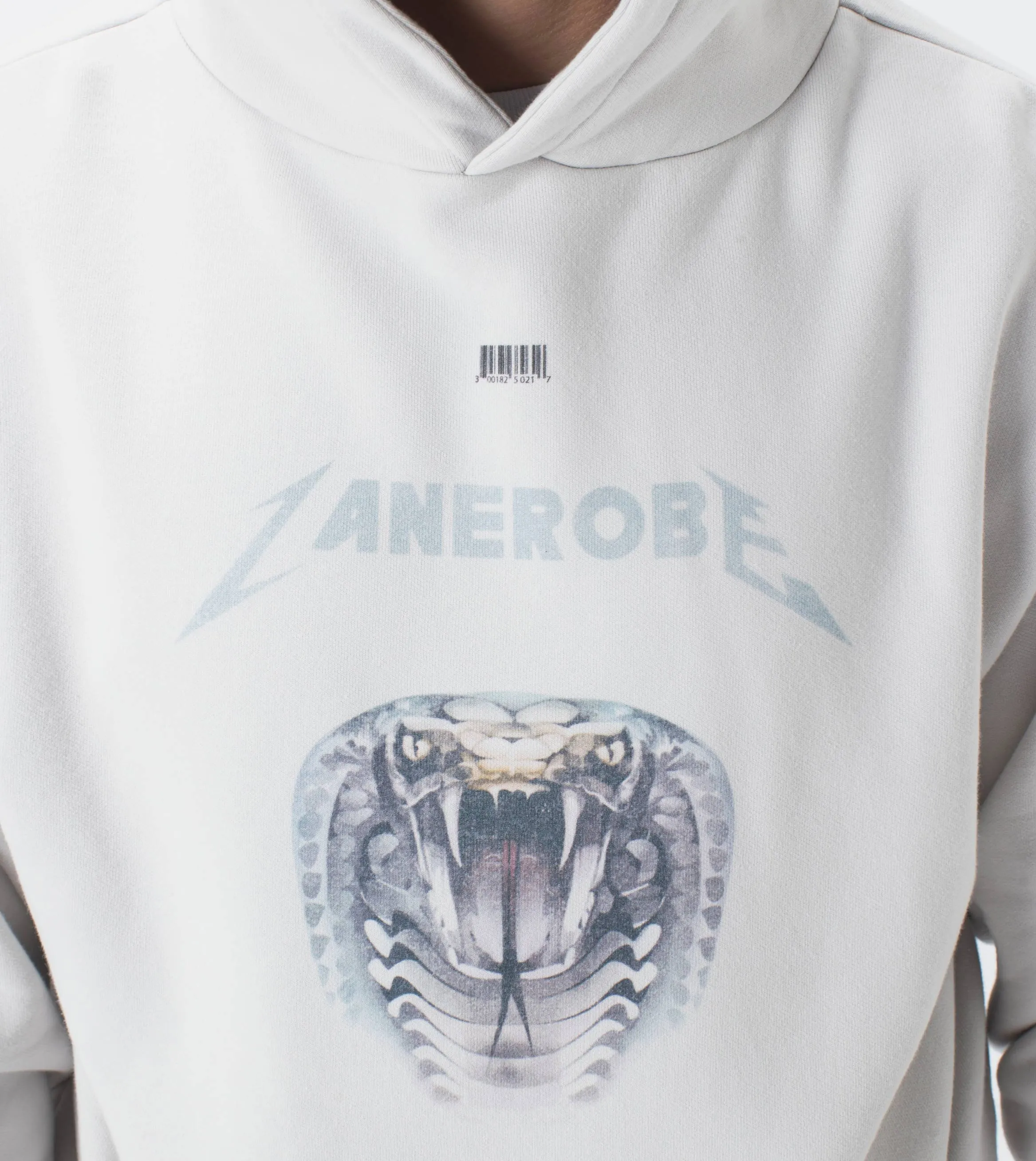 Snake Lowgo Hood Sweat Frost sold by Zanerobe product image thumbnail 3