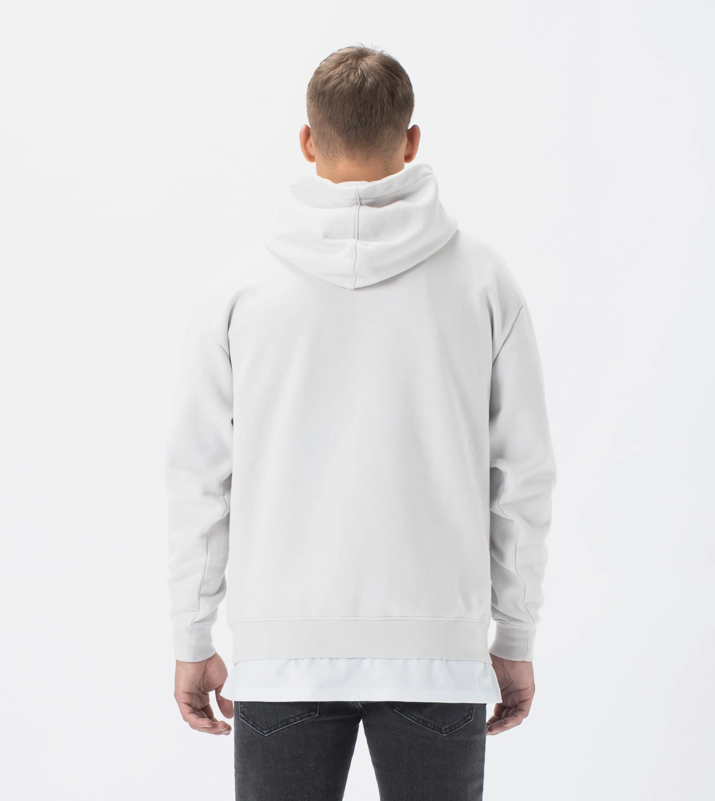 Snake Lowgo Hood Sweat Frost sold by Zanerobe product image thumbnail 5