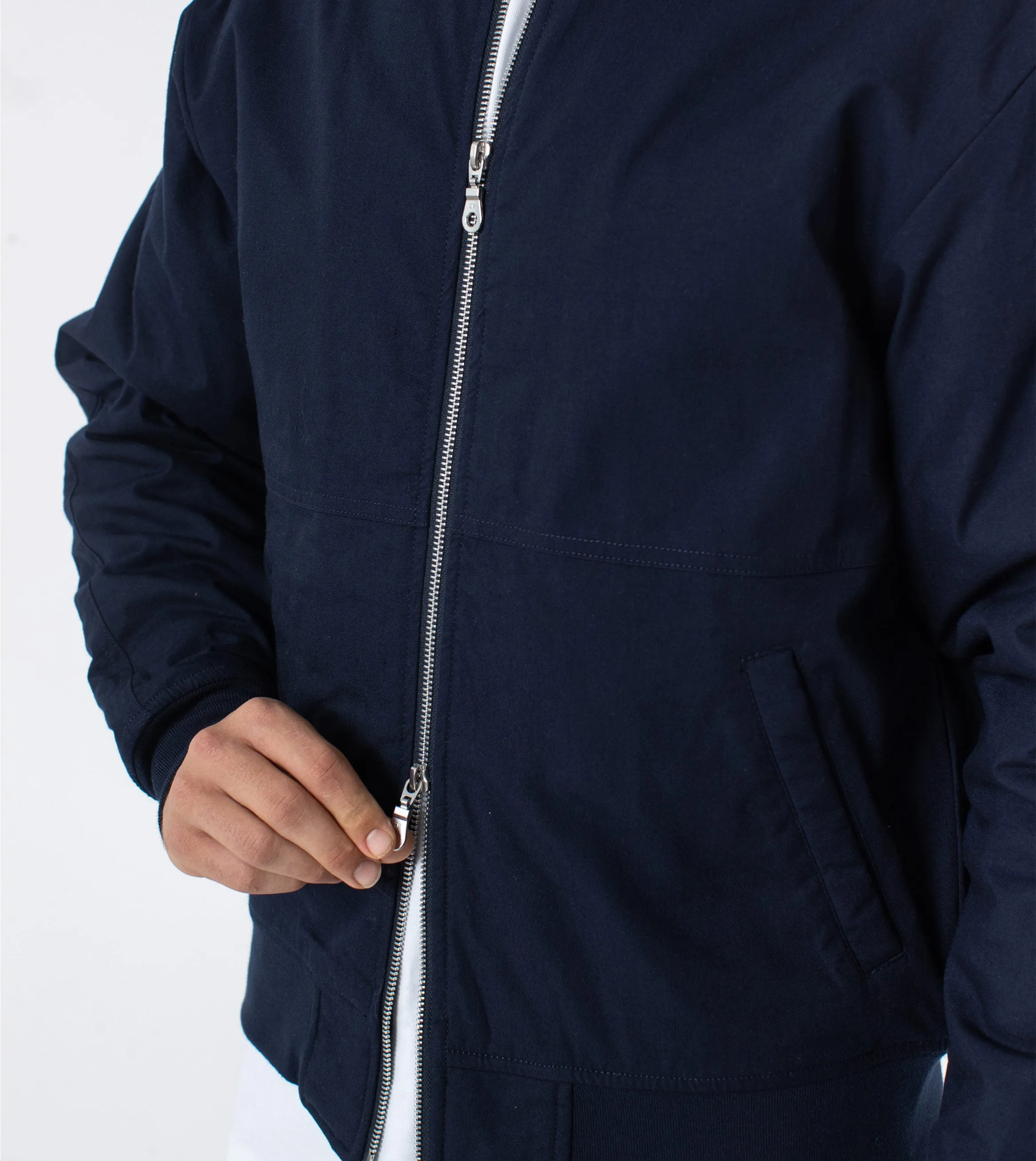 Primal Bomber Jacket Indigo sold by Zanerobe product image thumbnail 4