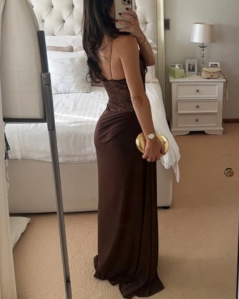 Zeagoo Elegant Lace Splice Formal Dress for Women Casual Summer Vacation 2026 sold by zeagoo product image thumbnail 5