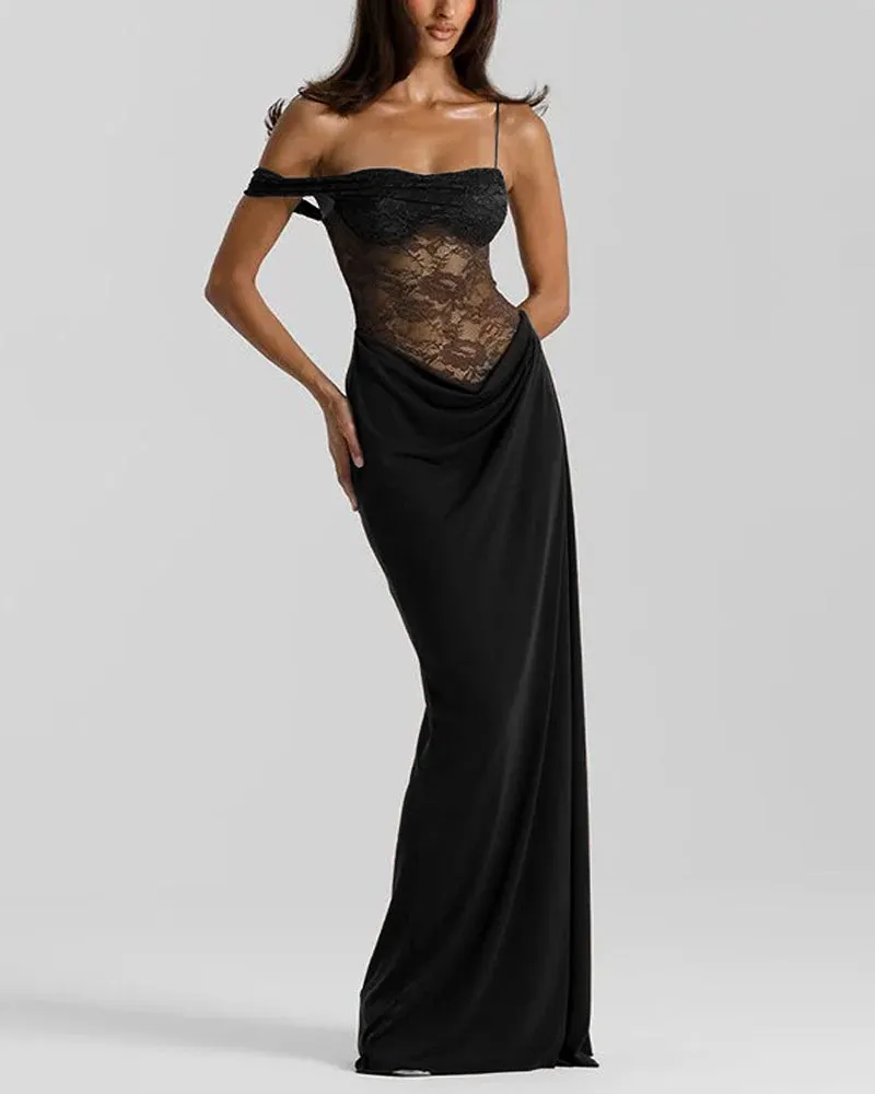 Zeagoo Elegant Lace Splice Formal Dress for Women Casual Summer Vacation 2026 sold by zeagoo product image thumbnail 3