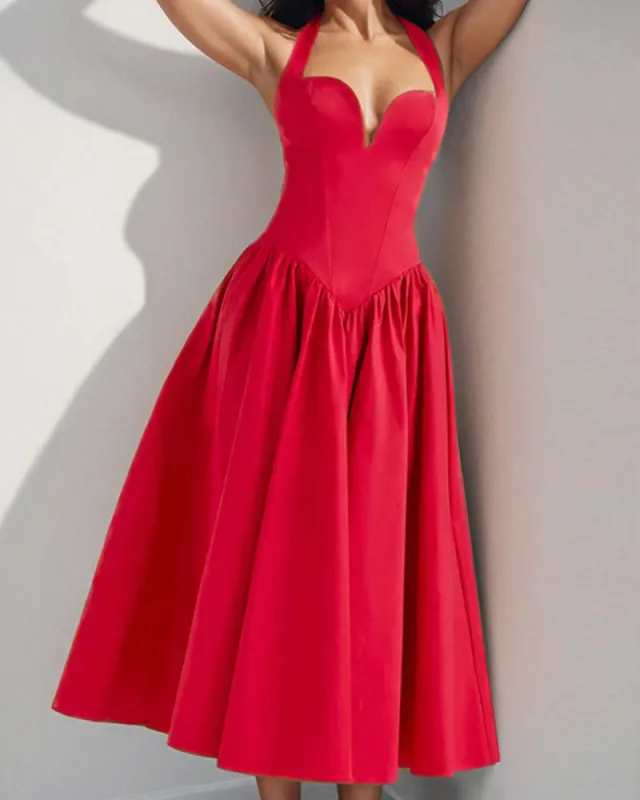 Elegant A-Line Sleeveless Long Dress sold by zeagoo