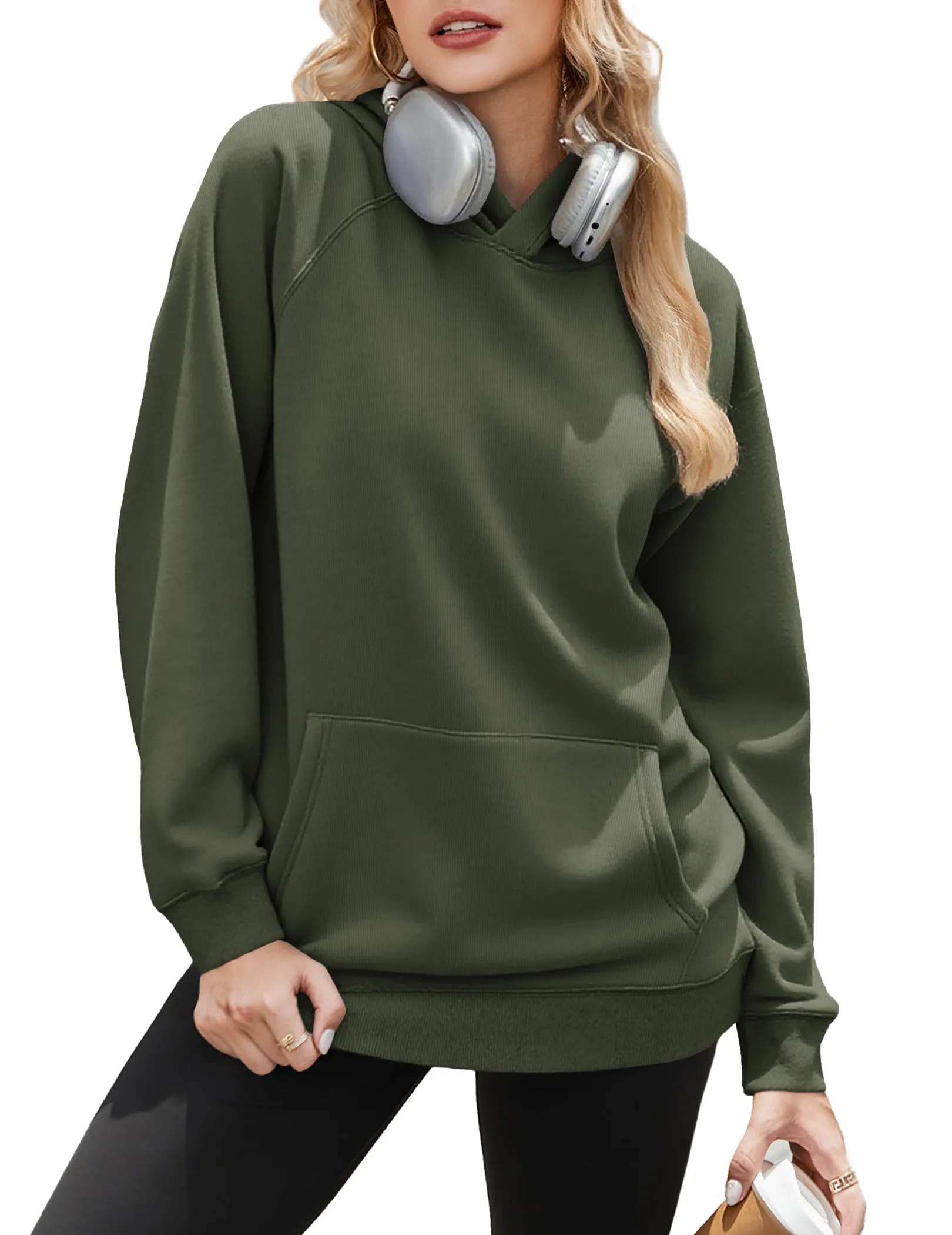 Soft Midweight Casual Hooded Sweatshirts (US Only) sold by zeagoo product image thumbnail 3