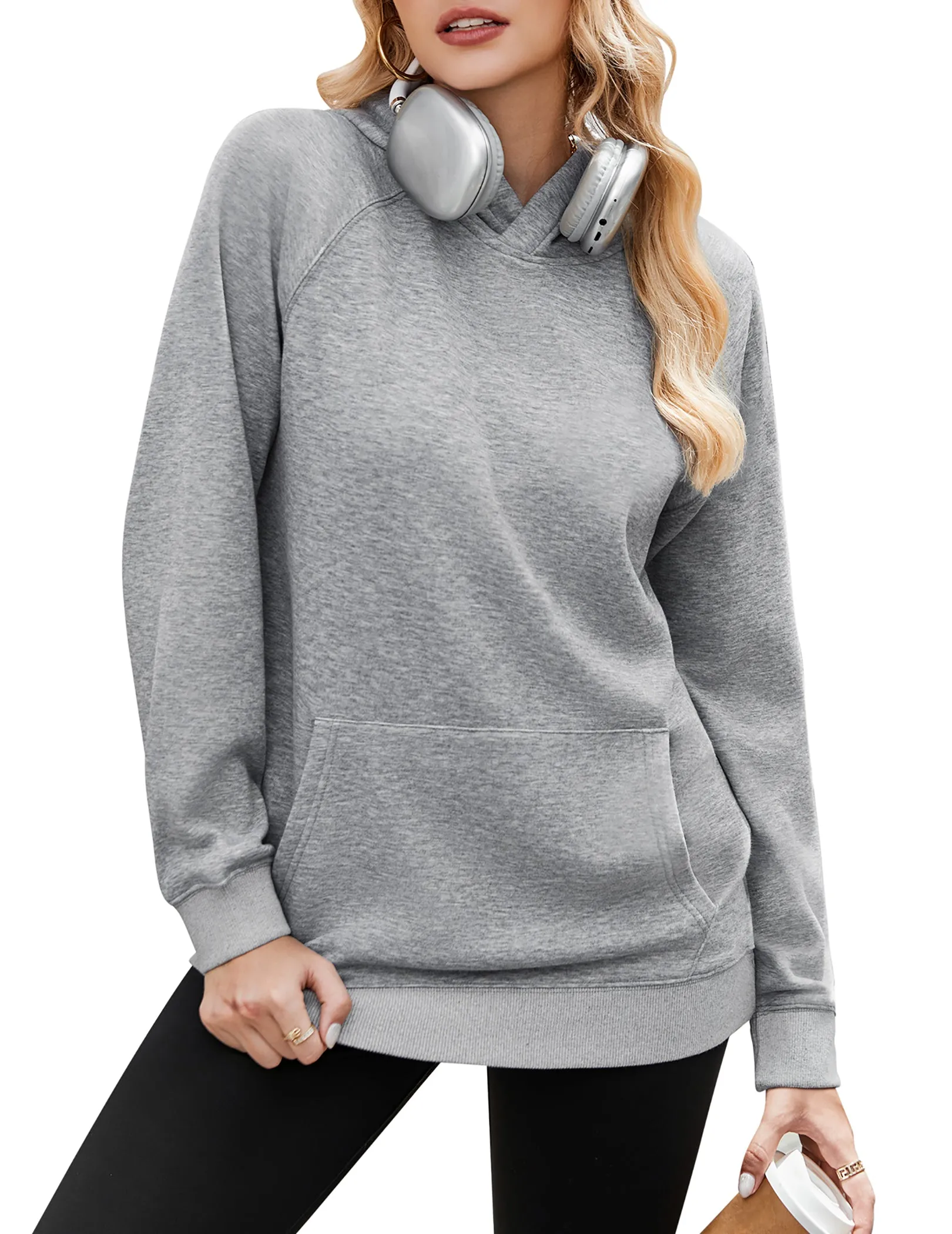 Soft Midweight Casual Hooded Sweatshirts (US Only) sold by zeagoo product image thumbnail 2