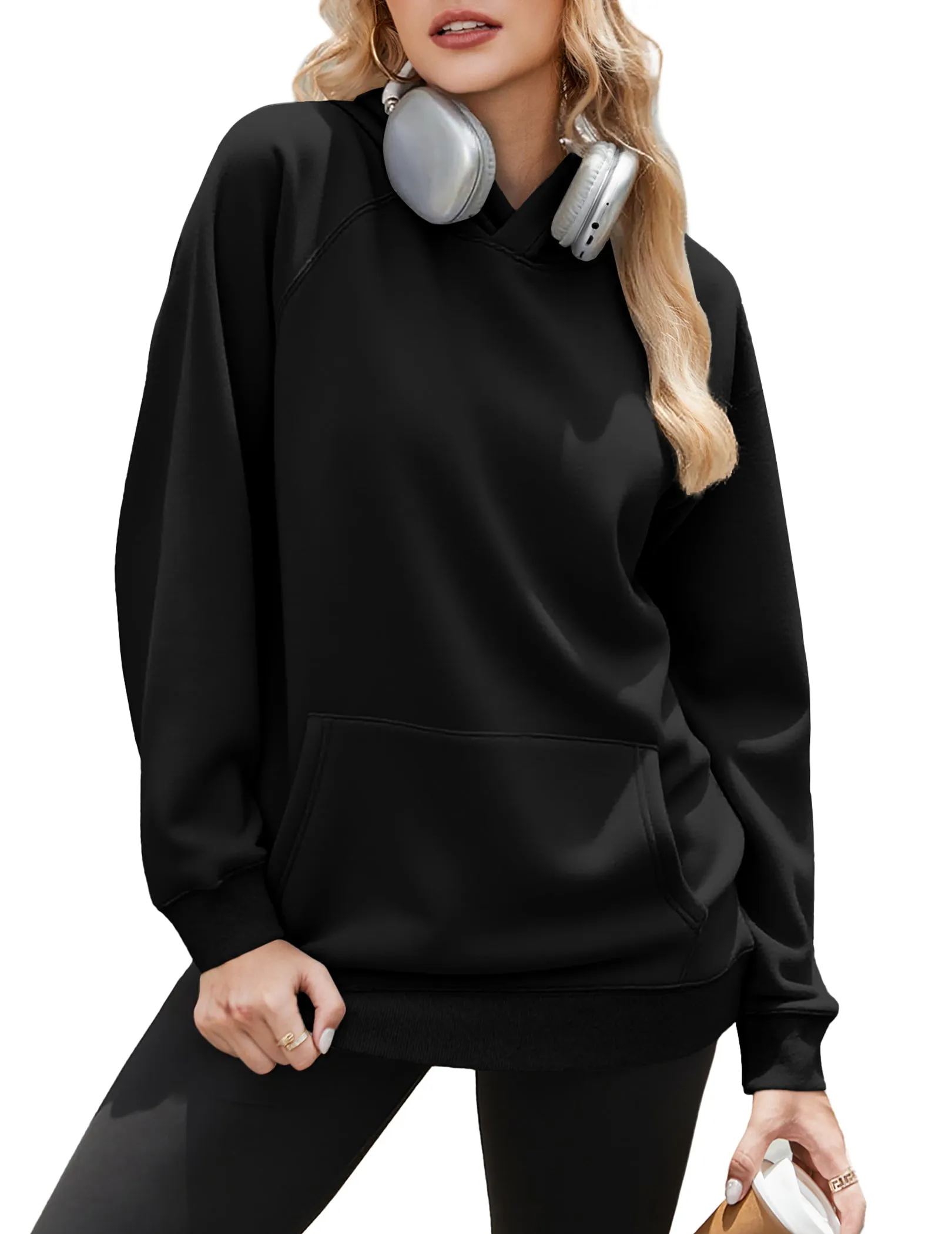 Soft Midweight Casual Hooded Sweatshirts (US Only) sold by zeagoo product image thumbnail 4