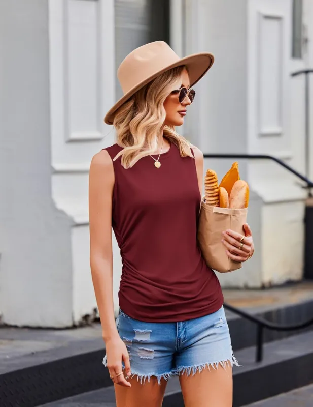 Zeagoo Women's Tank Top Summer Sleeveless Tops (DE Only) sold by zeagoo