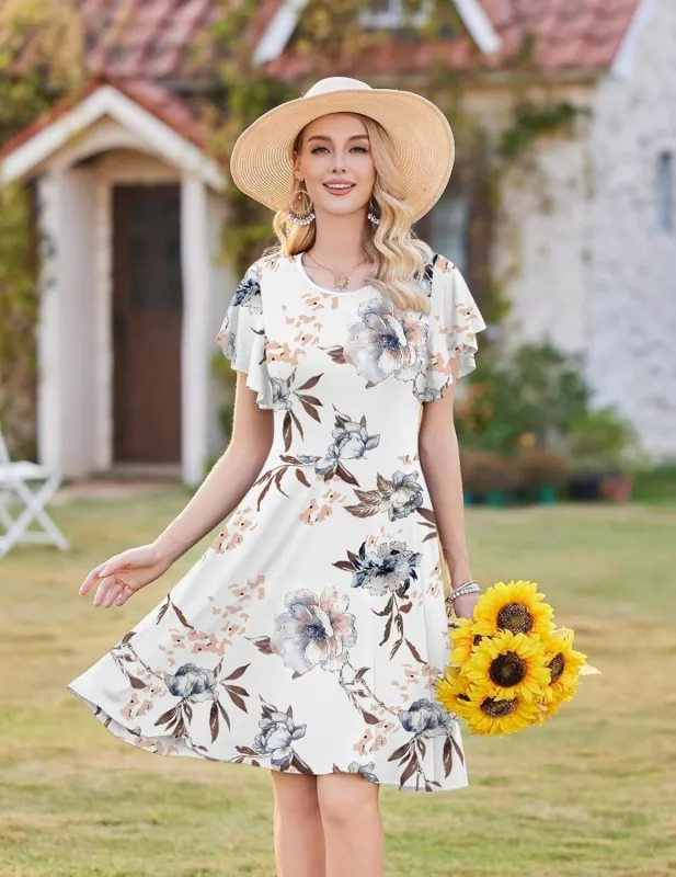 Zeagoo Summer Dress Women's Casual Dresses (DE Only) made by zeagoo